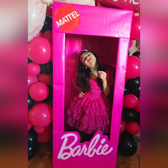 Barbie inspired Hot Pink dress for little girls - Picture 7 of 11